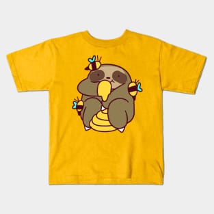 Honey Sloth Kids T-Shirt